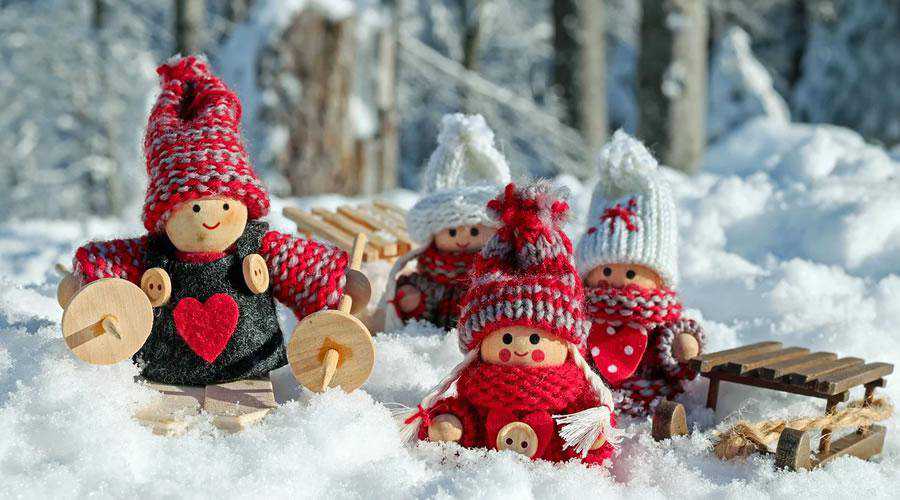 Wooden Christmas Doll Scene christmas hd wallpaper desktop high-resolution background