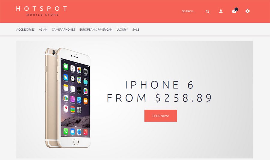 HotSpot Free OpenCart Template