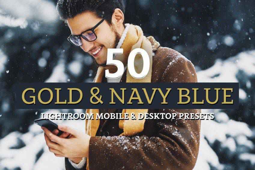 Gold Navy Lightroom Presets