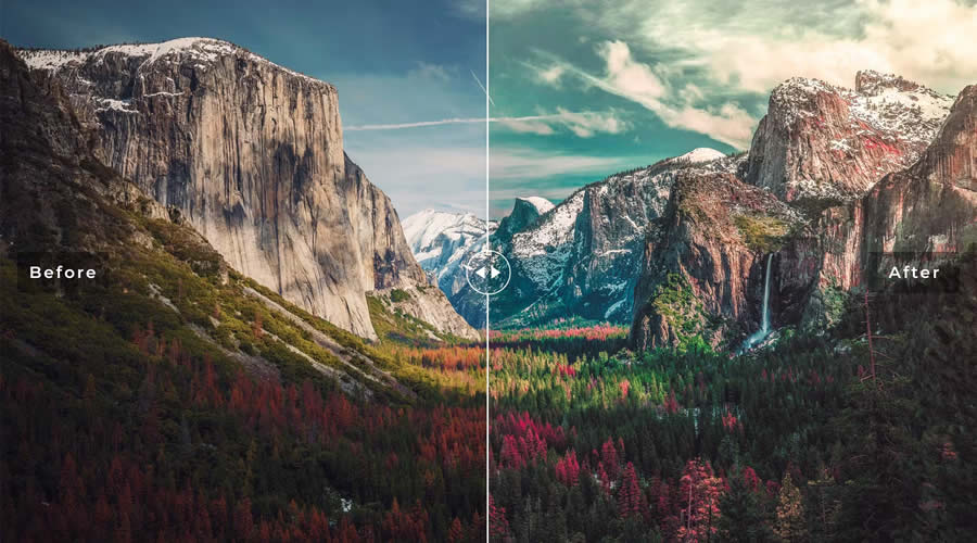 100 Landscape Lightroom Preset Pack