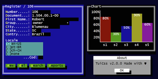 MS-DOS CSS Framework