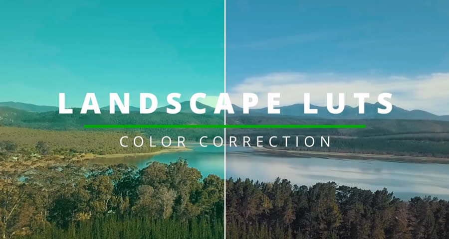 Stunning Landscape DaVinci Resolve LUTs Look-Up Tables