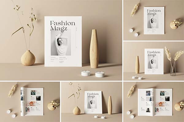 Magazine Photoshop Mockups Template