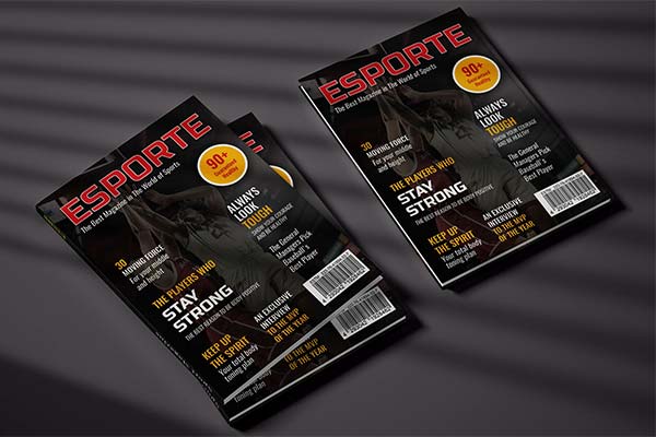 Sport Cover Magazine Photoshop Template