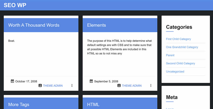 Material Design SEO WP