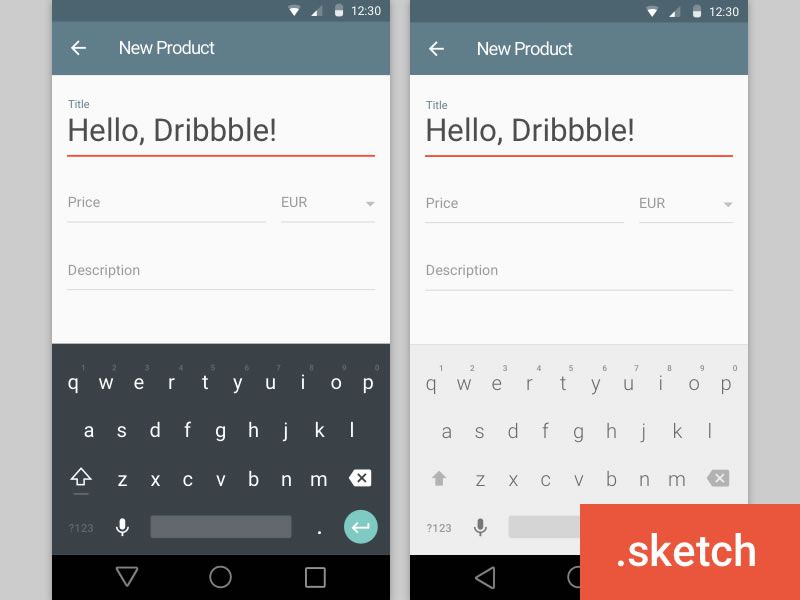 Android L keyboard by Sander Värv