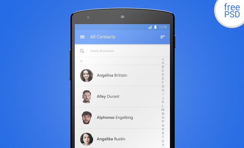 Android Material Design Template by Donart Bytes Selimi