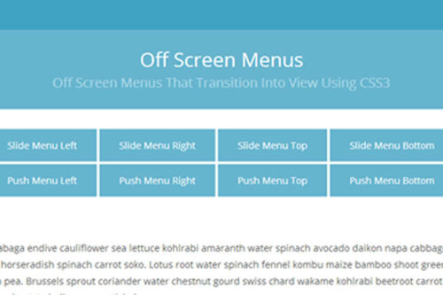 How to Create Responsive Off-Screen Menus with CSS3