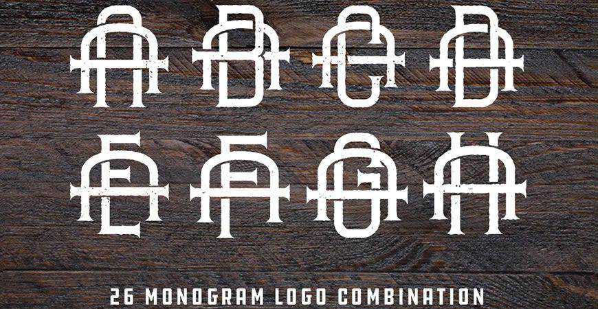 Vintage Monogram Logo Pack