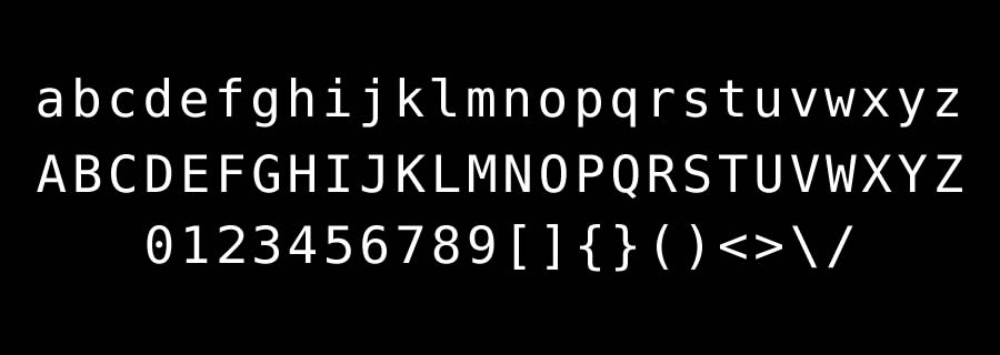 Vera Sans Mono Roman Oblique Bold monospace free programming code fonts