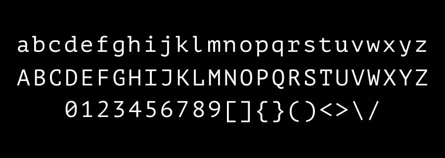 PT Mono Regular Bold monospace free programming code fonts