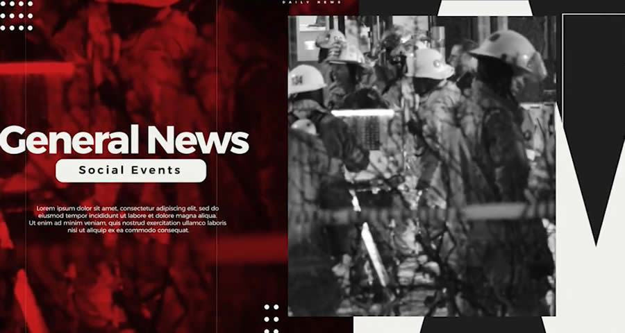 Professional News Intro Premiere Pro Template