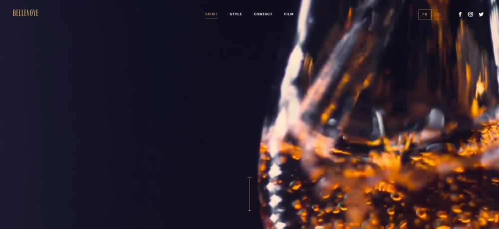 Parallax Scrolling Web Design Inspiration Bellevoye