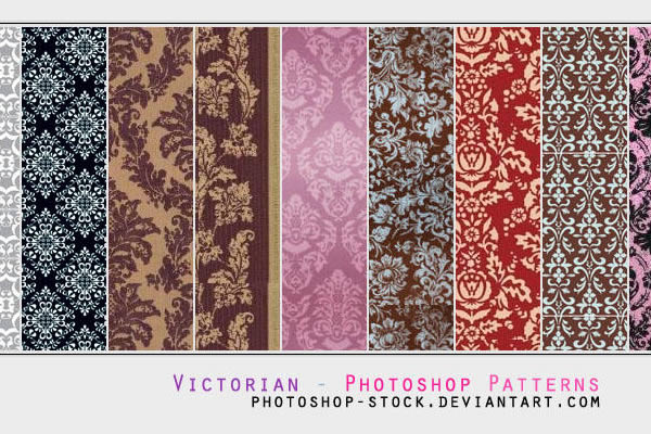 Victorian Photoshop Patterns PAT Free to Download