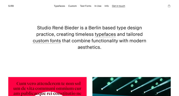 Rene Bieder Personal Portfolio Website Inspiration 2024