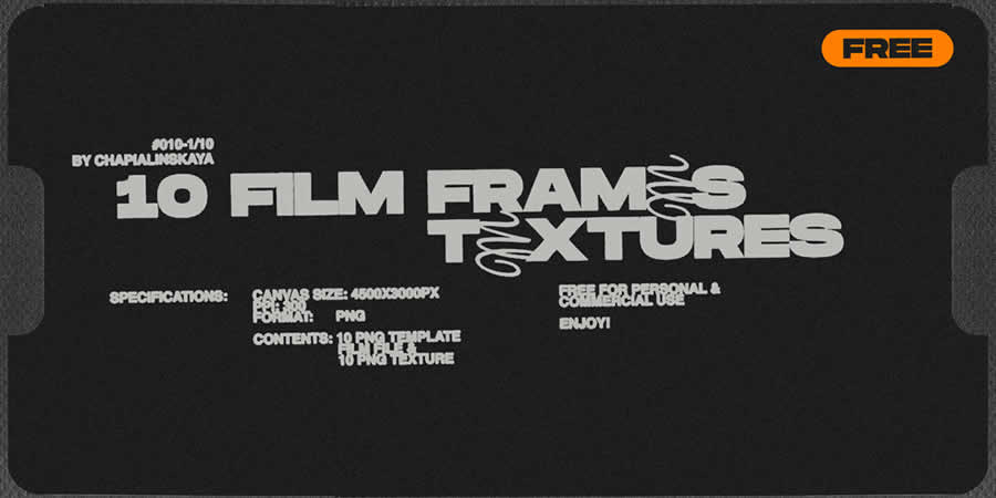 Film Texture Frame Overlays Photography Film Movie Effects