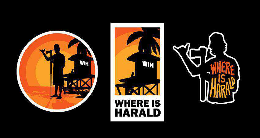 Where is Harald photography photographer logo design inspiration