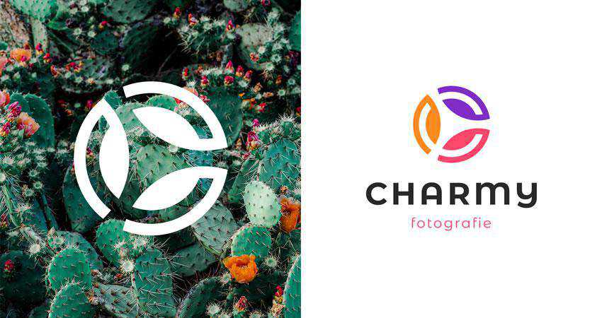 Charmy Fotografie photography photographer logo design inspiration