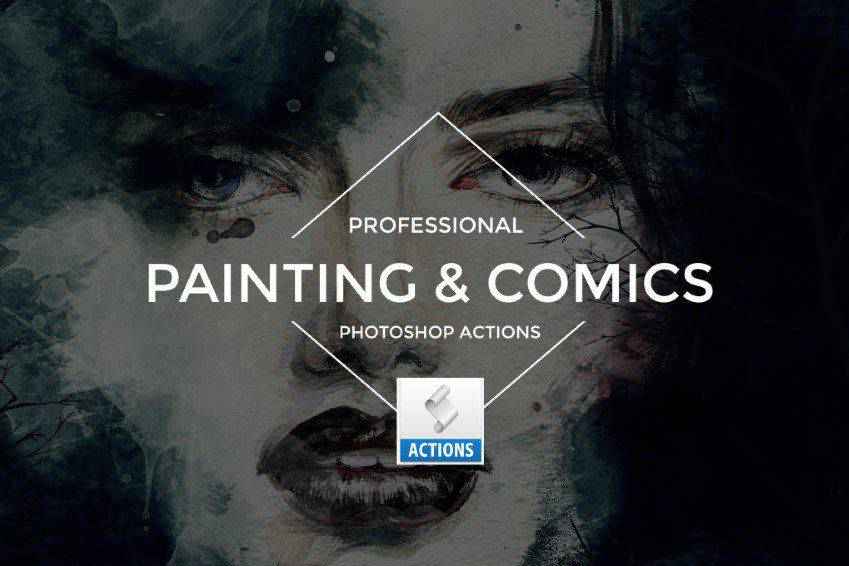 Painting Comics Photoshop Actions