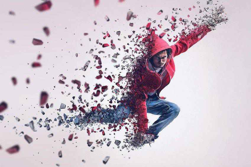 3D Dispersion Photoshop Action