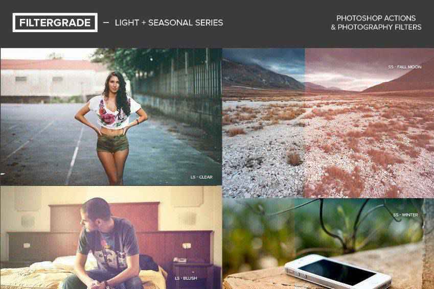 Light Seasonal Photoshop Actions