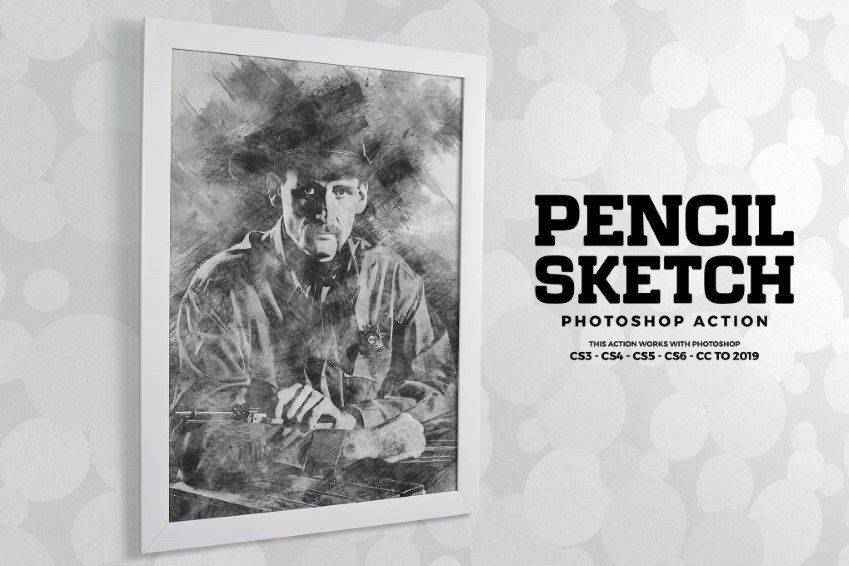 High-Quality Pencil Sketch Photoshop Action