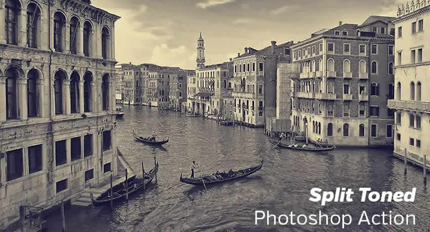 Split-Toned Free Photoshop Actions