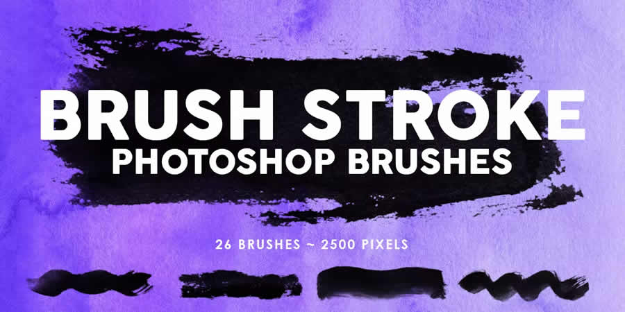  Brush Stroke Photoshop Brushes Tools Presets Free ABR