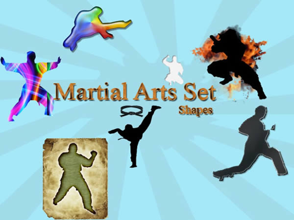 Martial Arts Custom Shapes Free CSH