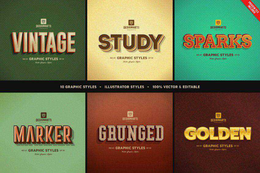 Retro-Vintage-Text-Styles-