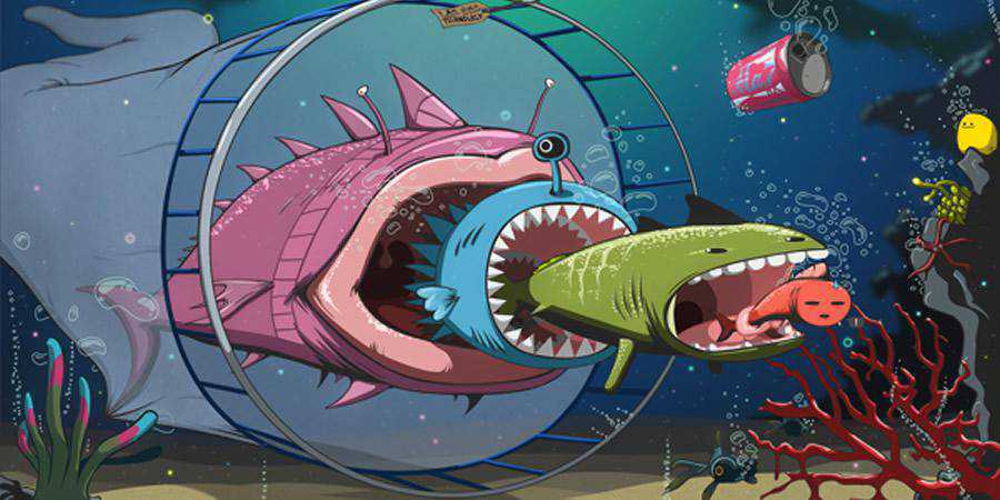 Underwater Vector Illustration tutorial graphic designers Photoshop