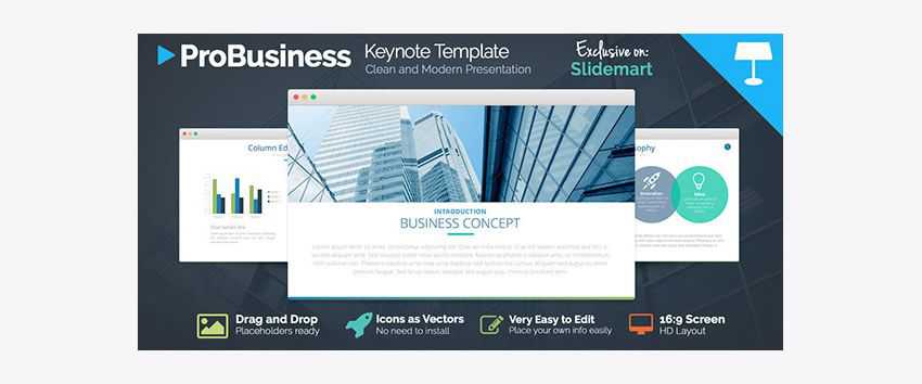 ProBusiness free keynote templates creative designer