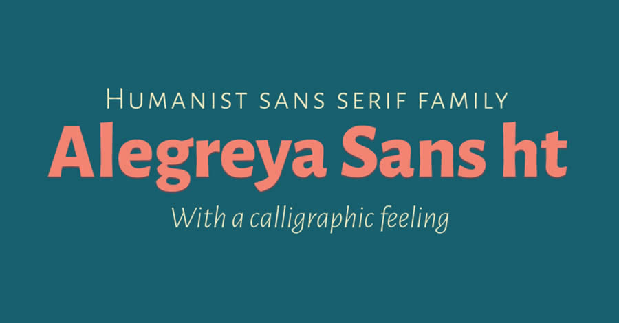 Sans Serif Free Font Designers Creatives Alegreya Sans HT