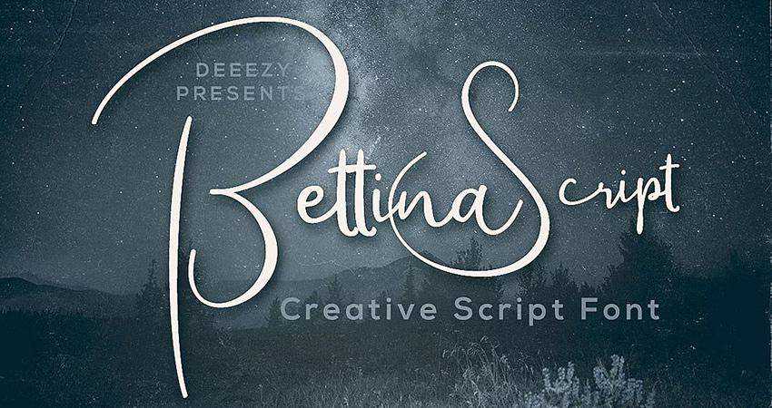 Bettina Script Font