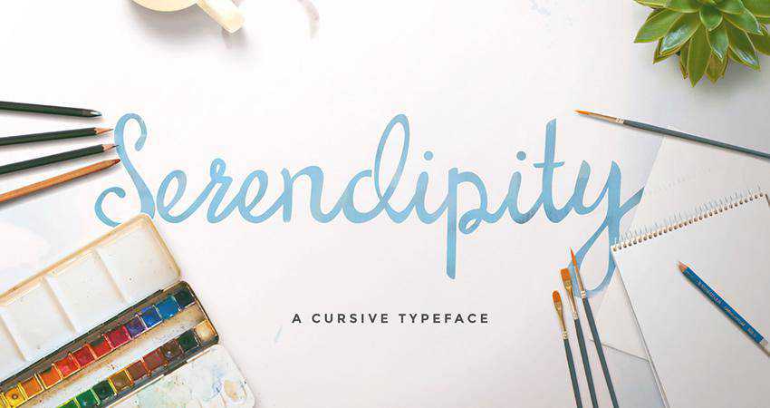 Free Serendipity Script Font