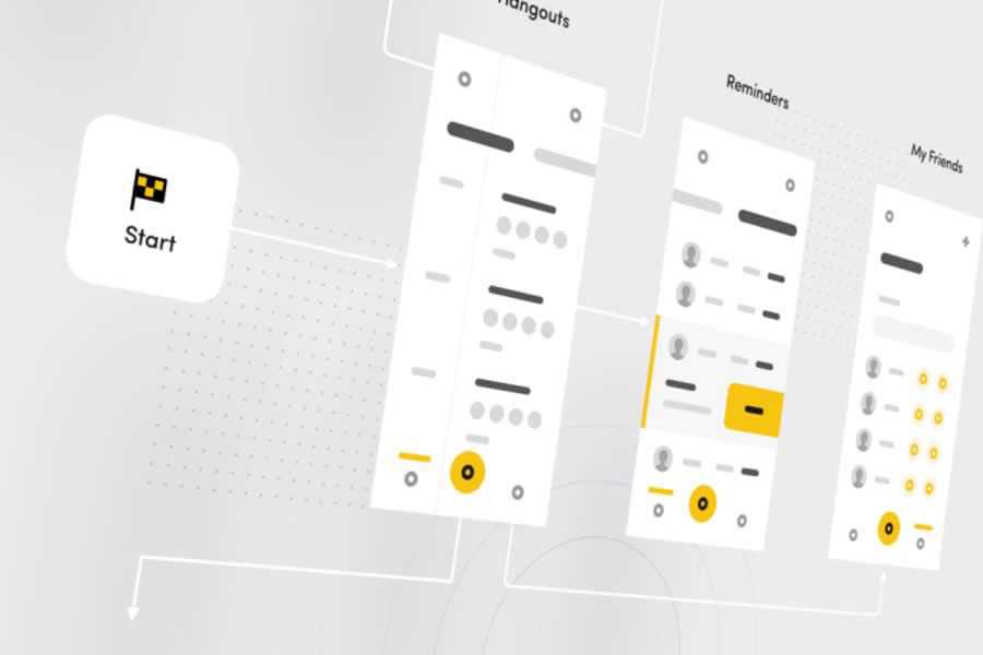 Fireart Studio Mobile Flowchart design inspiration