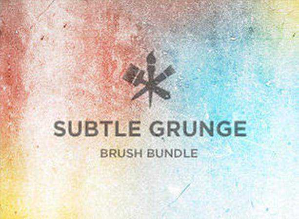 Grunge soft subtle textured free photoshop brush pack set adobe