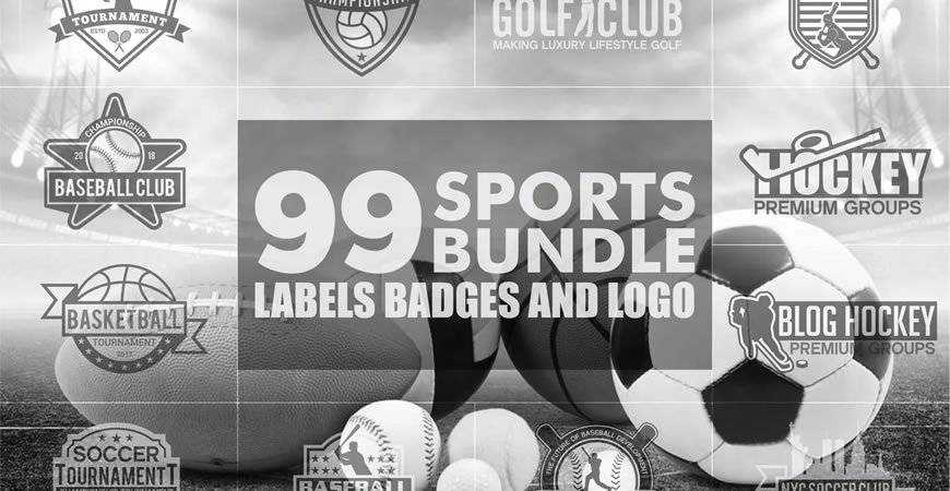 Logo Template Bundle sport fitness work