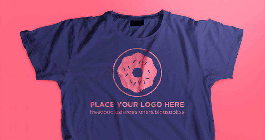 Free PSD T-Shirt Mockup Template Photoshop PSD