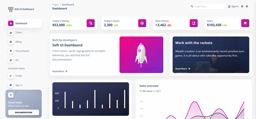 Soft UI Dashboard Tailwind CSS