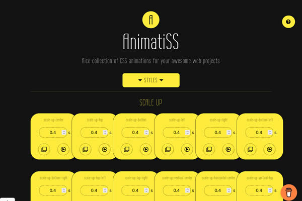 Tiny Little Tool for Web Designers AnimatiSS