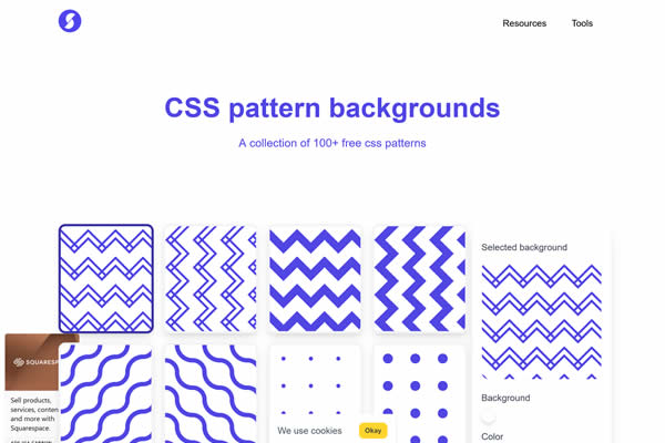 CSS Patterned Backgrounds Tiny CSS Tools for Web Designers