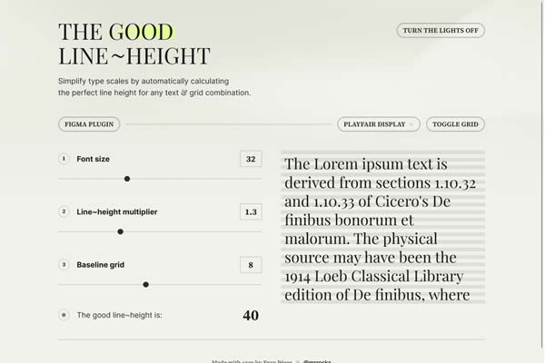 The Good Line Height Tiny CSS Tools for Web Designers