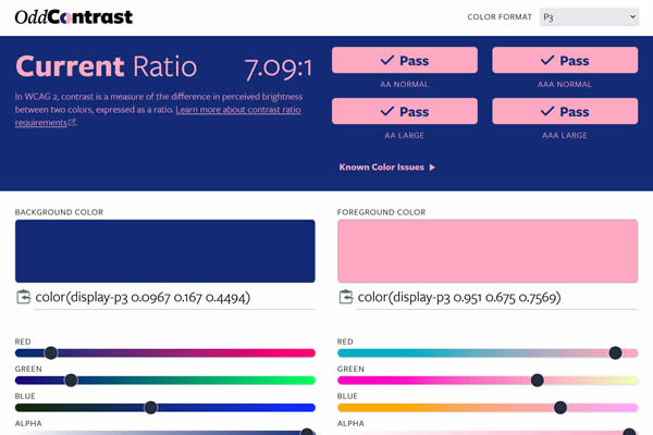 Odd Contrast Tiny CSS Tools for Web Designers