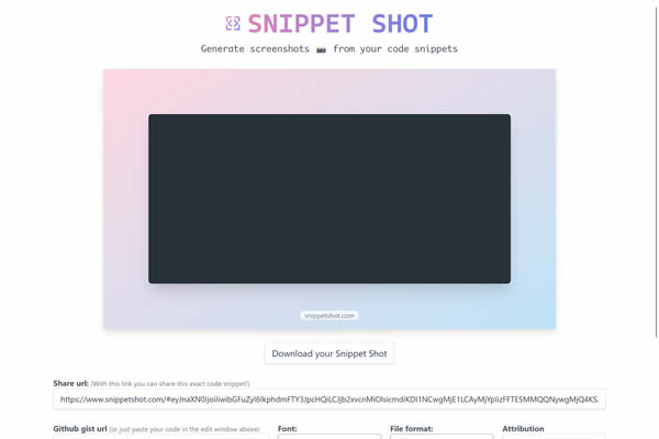 SnippetShot Tiny CSS Tools for Web Designers