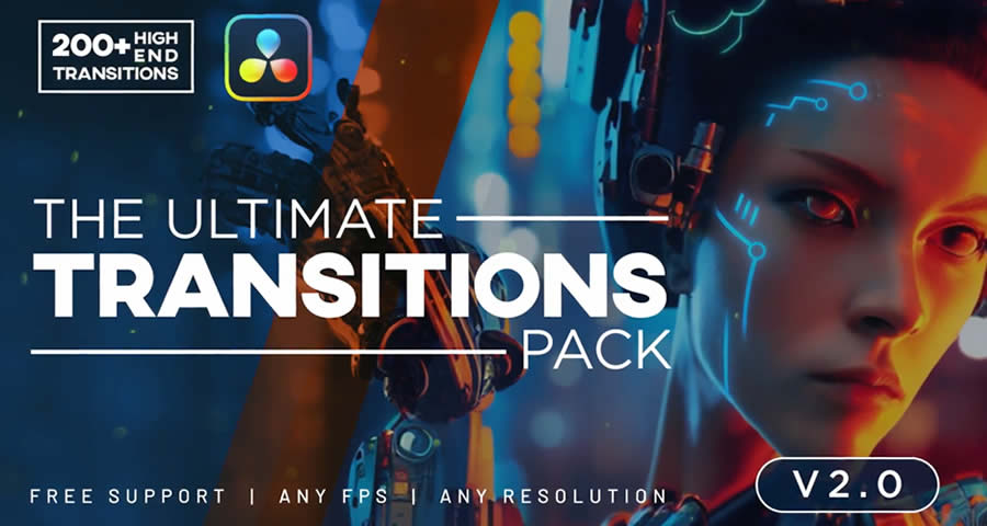 The Ultimate Transitions Pack for DaVinci Resolve