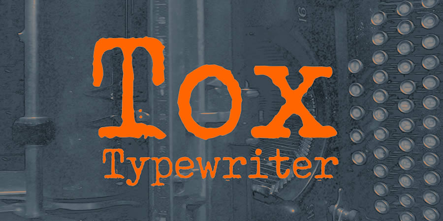 Tox  free typewriter font