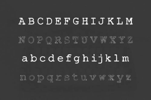 15+ Free Fonts with Classic Typewriter Styles for Creatives