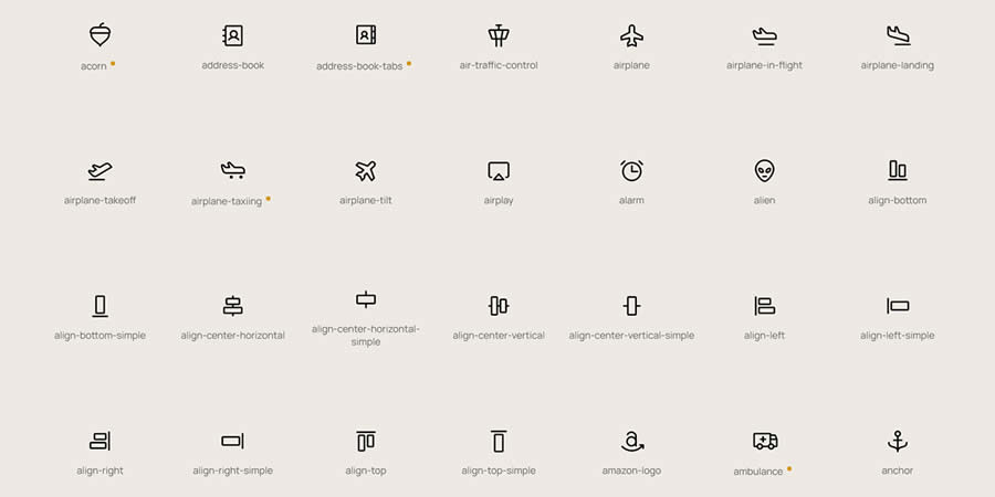 Phosphor Open-Source Icon Set SVG Figma Sketch