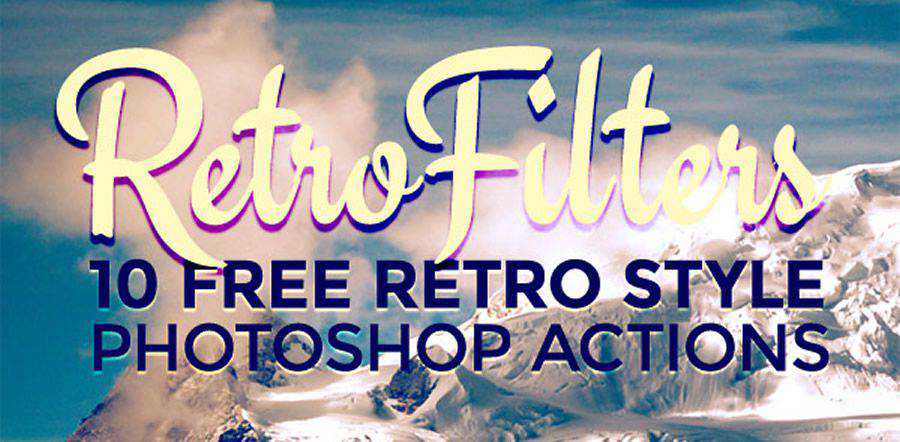 Retro Style Photo Effect free photoshop action atn